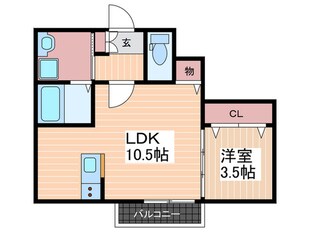 サニーガーデン廿日市の物件間取画像